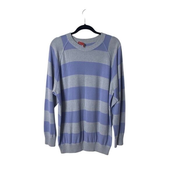 Riccardo Piacenza 100% Pure Cashmere Striped Sweater - Picture 1 of 5